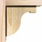 Ekena Millwork Del Monte Rough Sawn Corbel w/Backplate, Douglas Fir, 6"W x 8"D x 8"H COR06X08X08DEL01RDF - alternate 2